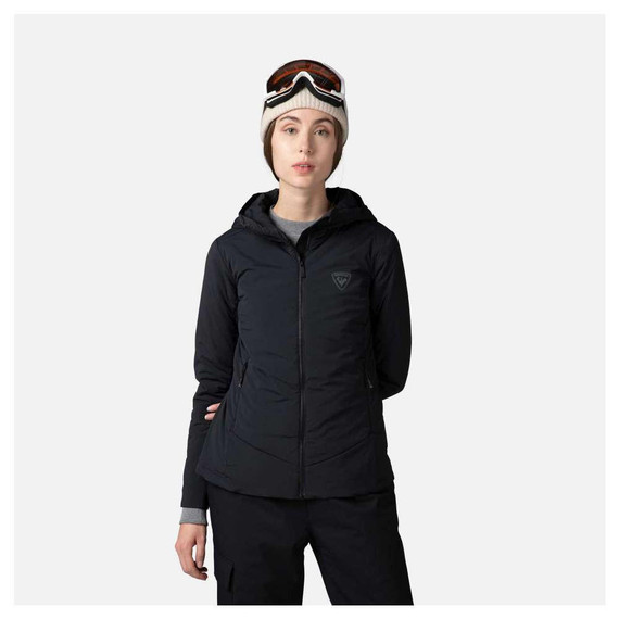 2024 Rossignol Opside Hoodie Womens Black Jacket