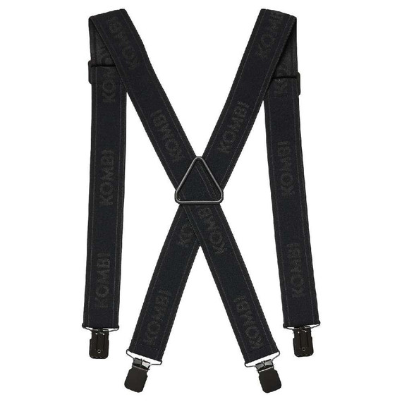 2024 Kombi Wide Adult Black Suspenders