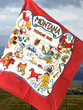 Montana Map Towel