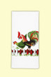 Henpecked Towel, roosters