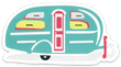 Retro Camper Sticker