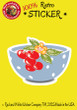 Bowl of Cherries Sticker