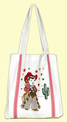 Little Cowgirl Retro Tote Little Cowgirl Retro Tote