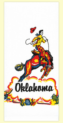 Oklahoma Cowboy Towel Oklahoma Cowboy Towel