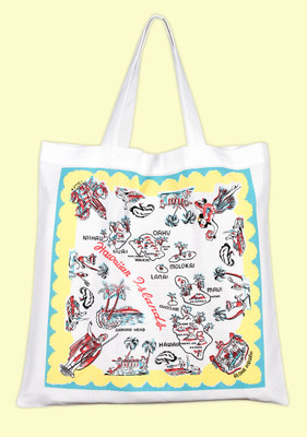 Aloha Hawaii Map Tote Aloha Hawaii Map Tote