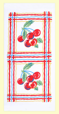 Sweet Cherries flour sack towel