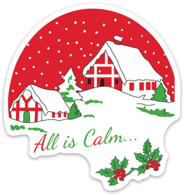 Holiday Home Christmas Sticker
