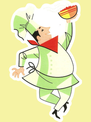 Dancing Chef Sticker