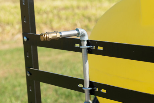 TS500-HAM/E | 500-gallon trailer sprayer with handgun, Hamilton #20 boomless nozzle and electric cutoff