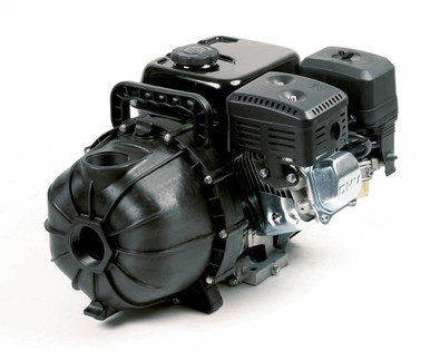6.5 HP PowerPro w/ Electric Start Gas Poly Transfer Pump with 2" NPT Inlet x 2" NPT Outlet