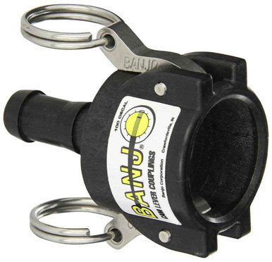 Banjo 075C | ¾" Female Coupler X ¾" Hose - Barb, Poly
