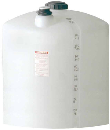 110 Gallon Plastic Vertical Storage Tank