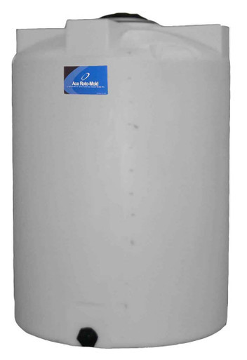 130 Gallon Plastic Vertical Storage Tank