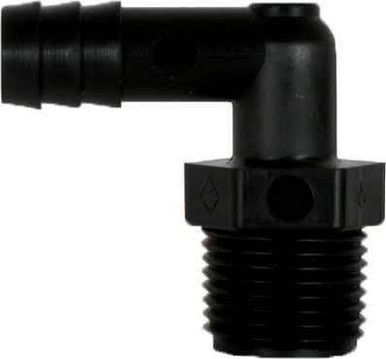 Hose Barb Elbow Fitting - 3/4" MGHT x 5/8" Hose Barb-1703066932