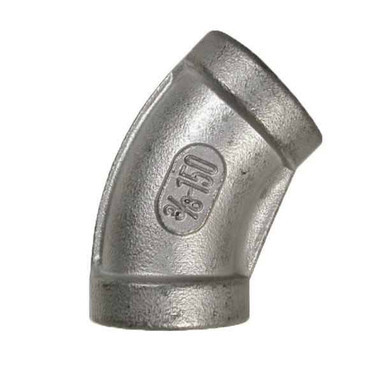 Stainless Steel Pipe Elbow Fitting - 3/4" FPT x 3/4" FPT-1703067694