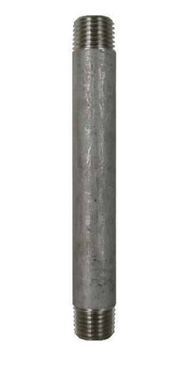 Stainless Steel Pipe Nipple Fitting - 3/8" MPT x 3/8" MPT