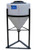 7 Gallon Inductor Full Drain Cone Bottom Tank w/ Stand