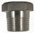 Stainless Steel Pipe Hex Plug Fitting - 1 1/2" MPT