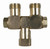 Brass Swivel Union Fitting - 1/4" FPT x 11/16" MPS-1703068516