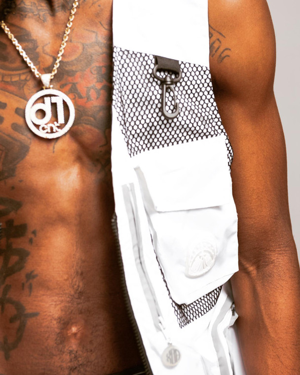 Lifestyle Reverse Vest - White/Black