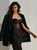 Black Structured Bustier Top