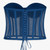 Indigo Strapless Bustier Top – Structured Corset Style Top for Tailored and Evening Looks