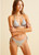Triangle Bikini Set with Side Ties in Silver Grey – Minimal Boutique Swimwear