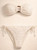Ivory Lace Bandeau Bikini