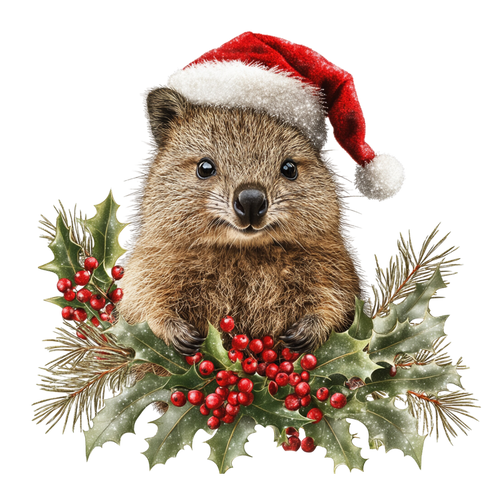 Quokka (Wallaby) - Acrylic Christmas Tree Ornament - 11cm Quokka (Wallaby) - Acrylic Christmas Tree Ornament - 11cm