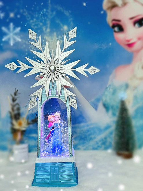 Lantern - FROZEN with Windmill 37*10cm Lantern - FROZEN with Windmill 37*10cm