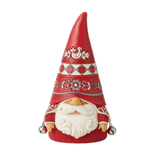 Nordic Gnome Jingle Bell - Jim Shore - 18cm Nordic Gnome Jingle Bell - Jim Shore - 18cm
