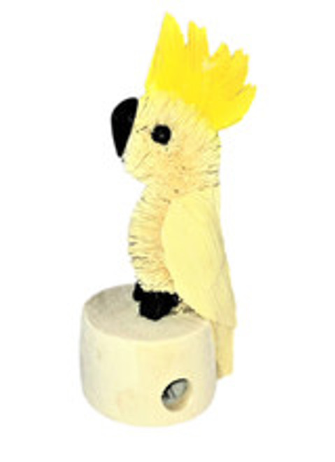 7-9cm Cockatoo Pencil Sharpener - Handcrafted Aussie Christmas Gift 7-9cm Cockatoo Pencil Sharpener - Handcrafted Aussie Christmas Gift