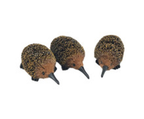 Small Echidna Set of 3 6cm - Handcrafted Aussie Christmas Ornaments Small Echidna Set of 3 6cm - Handcrafted Aussie Christmas Ornaments