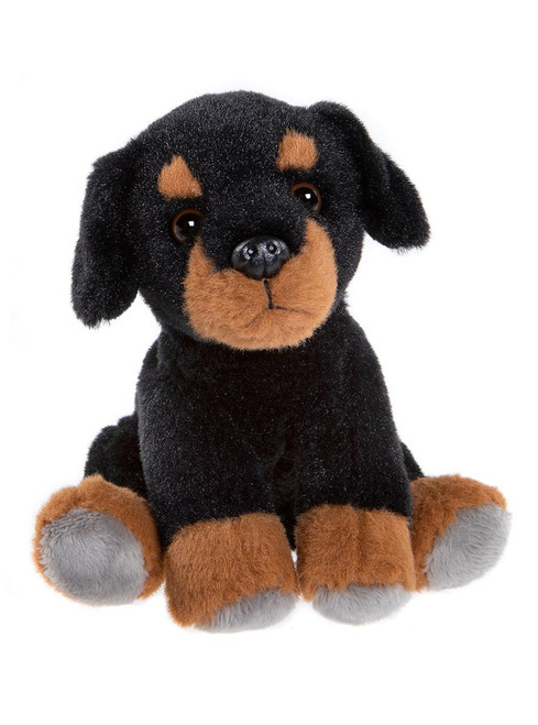 Cuddle Cub Rottie Dog Plush by Charlie Bears - 13cm Baby-Safe Holiday Gift Cuddle Cub Rottie Dog Plush by Charlie Bears - 13cm Baby-Safe Holiday Gift