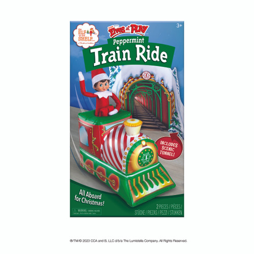 Elf on the Shelf Elves at Play Peppermint Train Ride - Christmas Elf Accessory Elf on the Shelf Elves at Play Peppermint Train Ride - Christmas Elf Accessory