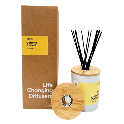 Kenshi Oil  Diffuser -Caramel & Vanilla -240ml