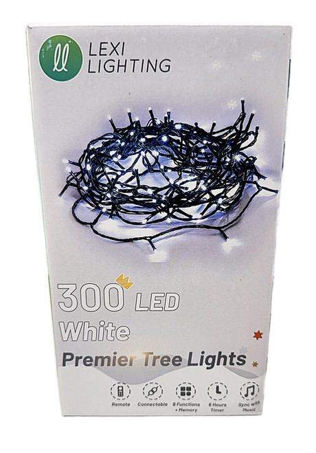 Christmas Lights - 500 LED Connectable Premier Tree Christmas Lights - White Lights / 500 LED 12.5m Christmas Lights - 500 LED Connectable Premier Tree Christmas Lights - White Lights / 500 LED 12.5m