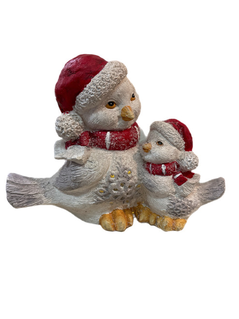 White Snow Christmas Birds White Snow Christmas Birds