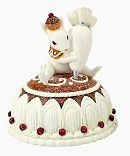 11cm Cherry Hat Mice Baking Set Style 1 - Festive Christmas Decor 11cm Cherry Hat Mice Baking Set Style 1 - Festive Christmas Decor