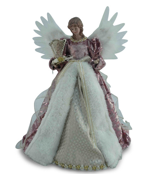 Angel - Soft Mauve Tree Topper 40cm Angel - Soft Mauve Tree Topper 40cm