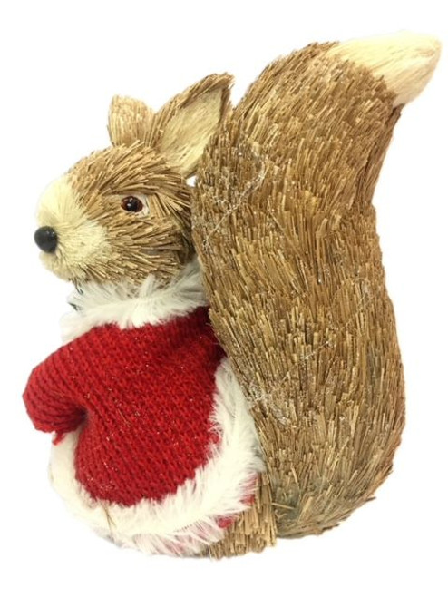 Christmas Squirrel with Jumper 23cm Christmas Squirrel with Jumper 23cm