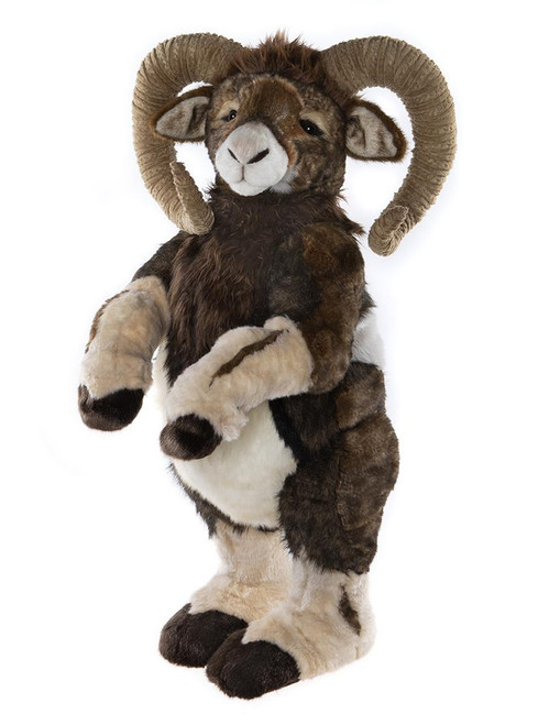 Charlie Bear Voyager Mouflon Plush - 76cm Limited Edition Christmas Collectable Charlie Bear Voyager Mouflon Plush - 76cm Limited Edition Christmas Collectable