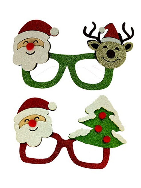 XMAS GLASSES - ASSORTED XMAS GLASSES - ASSORTED