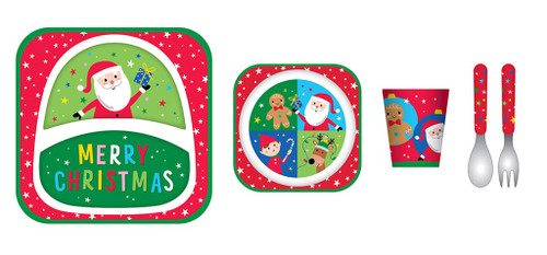 XMAS BAMBOO FIBRE - KIDS SET 2 - 5PK XMAS BAMBOO FIBRE - KIDS SET 2 - 5PK