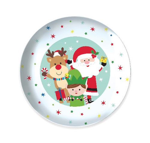 XMAS MELAMINE KIDS TRAY SET - 3 PIECES - BOXED MEDIUM XMAS MELAMINE KIDS TRAY SET - 3 PIECES - BOXED MEDIUM
