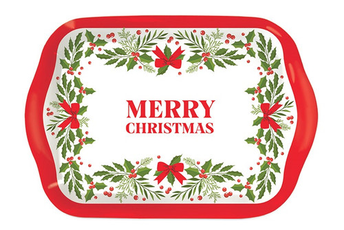 XMAS MELAMINE TRADITIONAL TRAY XMAS MELAMINE TRADITIONAL TRAY