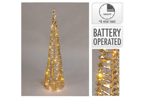 Cone 60Cm Gold Micro 30LED B/O