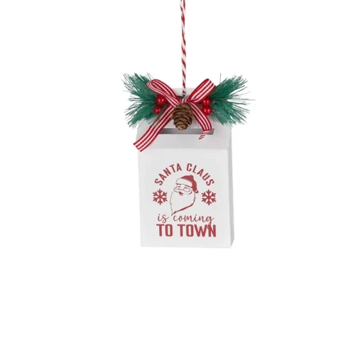 Santa's Mailbox Hanging Ornament