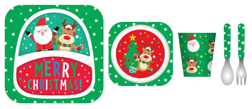 Rudolph Christmas Bamboo Kids Set 5 Pack