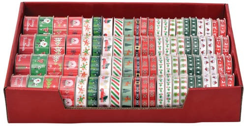 Christmas Ribbon Roll 2m - Festive Ass